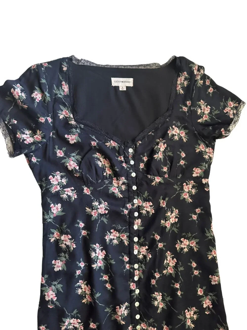 Lucky Brand black floral